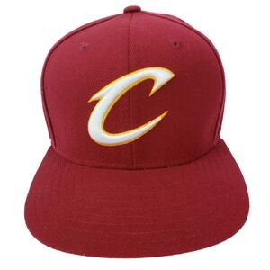 Adidas Cleveland Cavaliers Hat Red NBA On-Court Snapback Cap Basketball OSFA